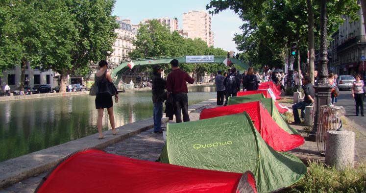 Mal-logement : mobilisation à Paris