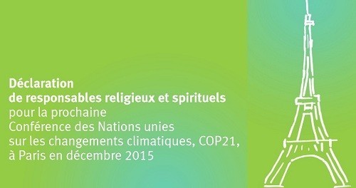 COP 21 : 154 responsables religieux lancent un appel