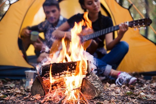 Activité biblique au camping