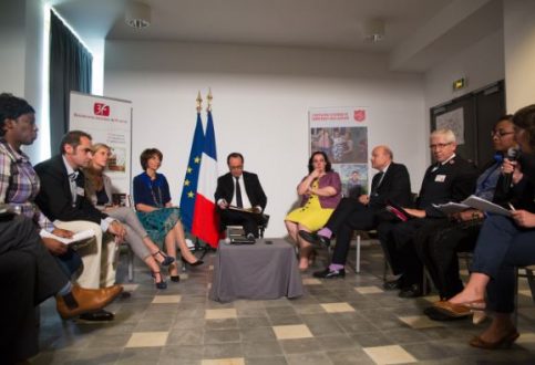 François Hollande inaugure la restauration de la Cité de Refuge