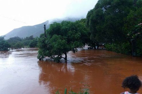 Le lycée protestant Do Neva sous les eaux