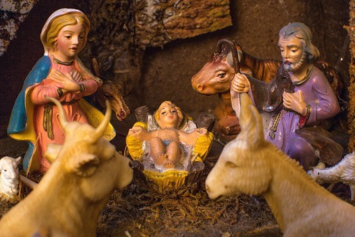 Une crèche dans une mairie