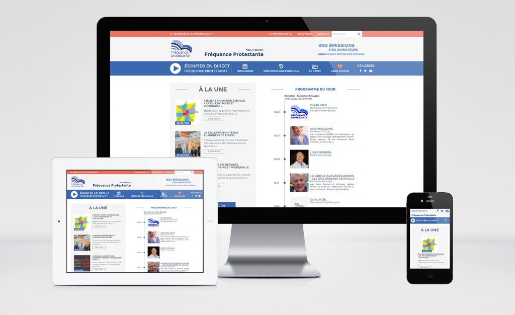 Un nouveau site pour Fréquence protestante