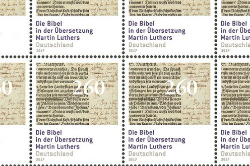 Un timbre pour les 500 ans de la Réforme en Allemagne