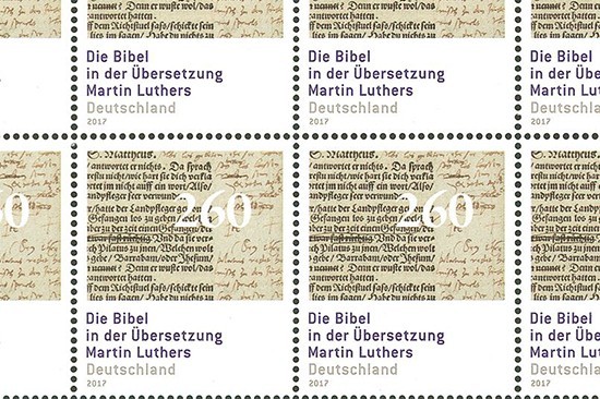 Un timbre pour les 500 ans de la Réforme en Allemagne