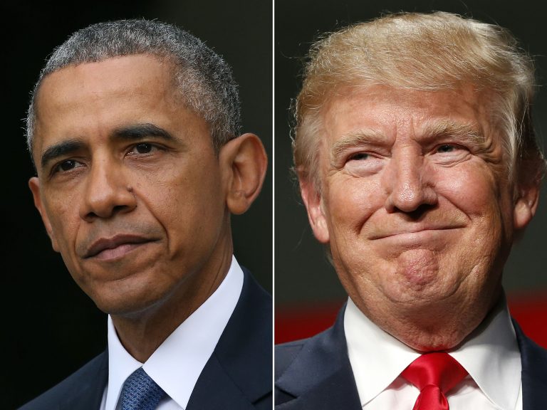 Obama et Trump