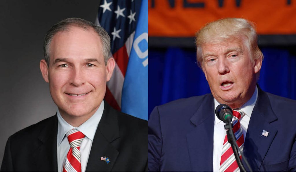 Scott Pruitt à la Protection de l’environnement