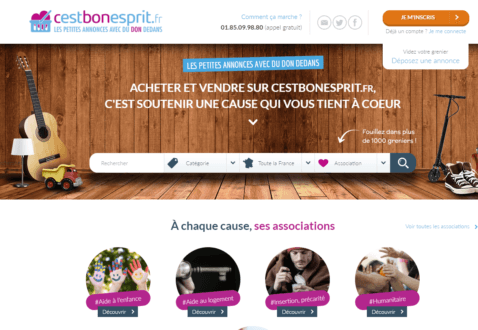 cestbonesprit le nouveau site web de vente solidaire