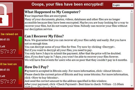 Un logiciel de rançon qui fait la une, protégez-vous !