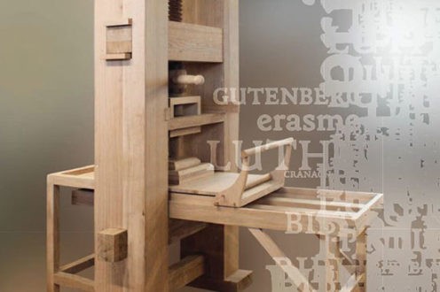 Une réplique de la presse de Gutenberg ressuscite les idées de la Réforme