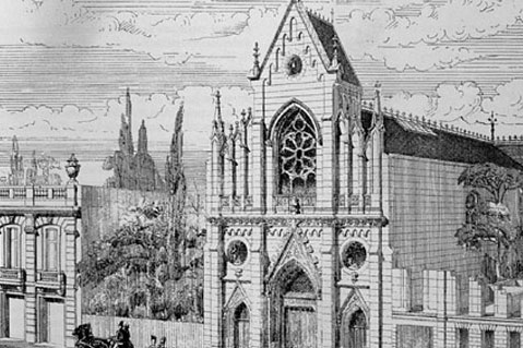 Le temple de l’Étoile à Paris