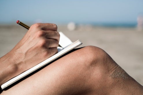 Des cours de français sur la plage