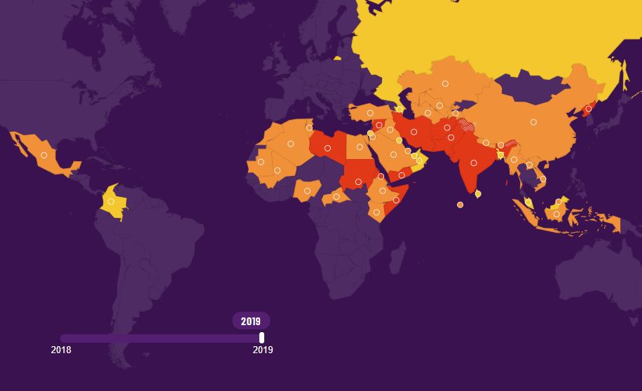 Résultats de l’Index mondial de persécution des chrétiens 2018