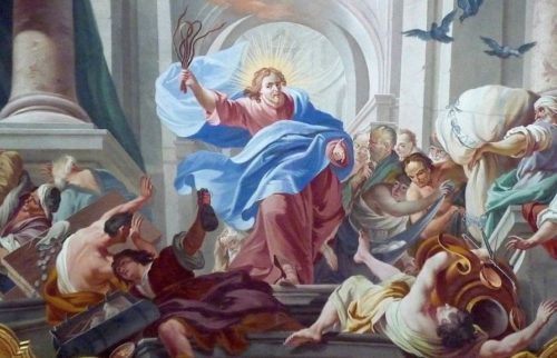 Les vendeurs chassés du temple