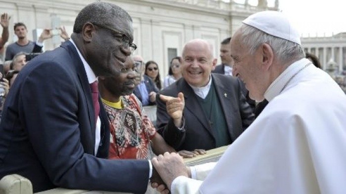 Denis Mukwege a rencontré le pape