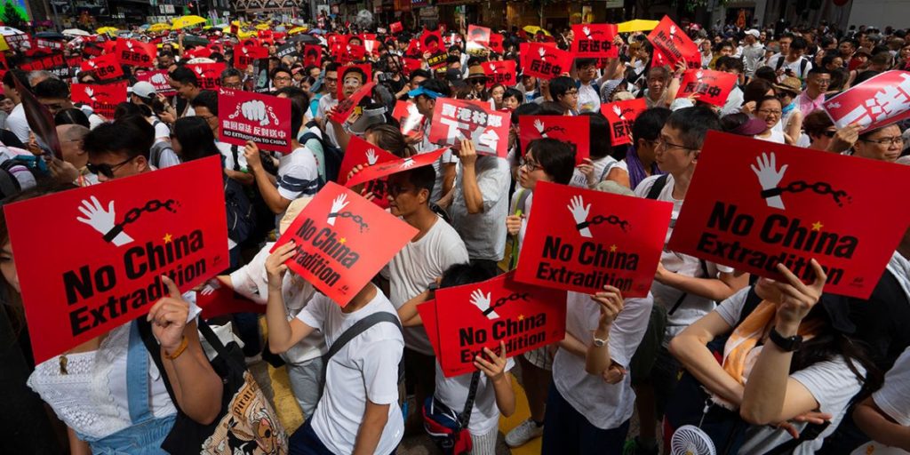 Première manifestation politique de chrétiens à Hong-Kong