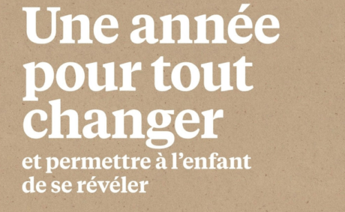 Une année pour changer l’école