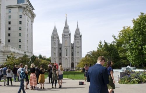 Temple square à Salt Lake City,