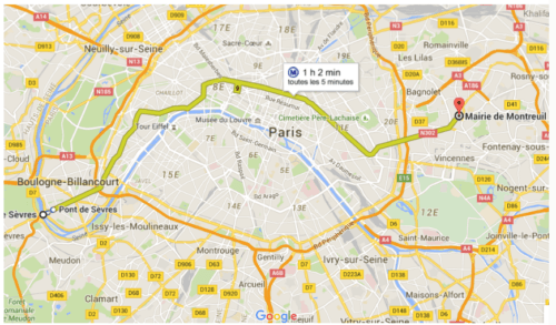 D’un Paris à l’autre en un seul trajet de métro