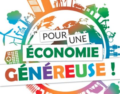 Pour une économie généreuse !