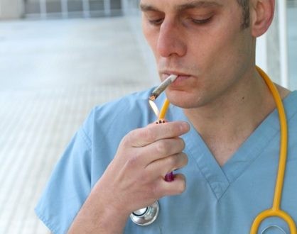 La cigarette à l'hôpital
