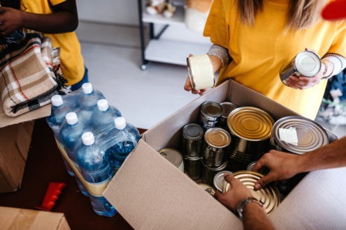 Collecte de la banque alimentaire