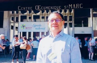Le pasteur Nomenjanahary au Synode national EPUdF 2019 à Grenoble
