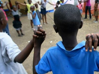Triste anniversaire pour les enfants d'Haïti