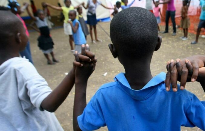 Triste anniversaire pour les enfants d'Haïti