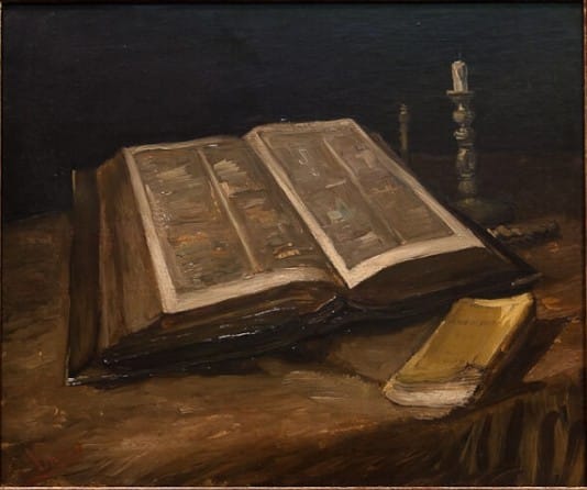 Nature morte avec la Bible