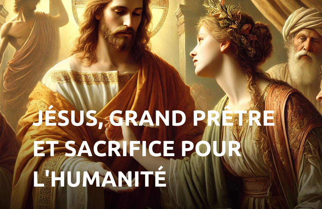 Jésus, grand prêtre et sacrifice pour l'humanité.