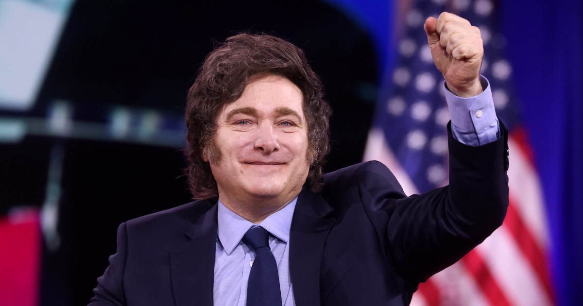 Le président argentin Javier Milei