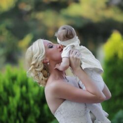 Une mère et son enfant