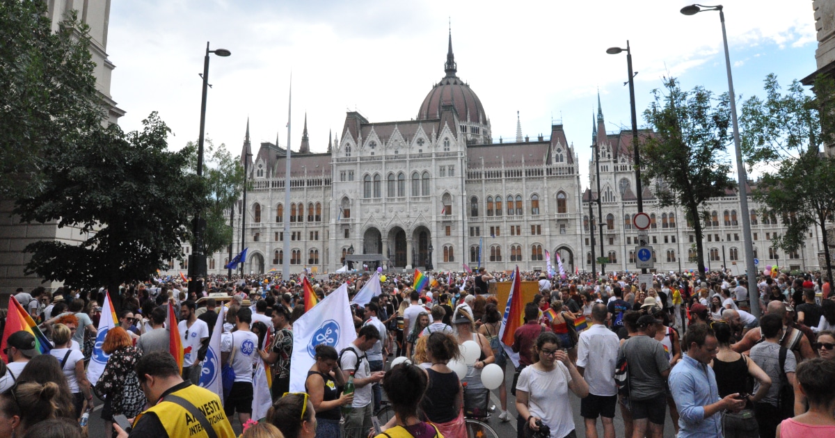 La gay pride de Budapest en 2017